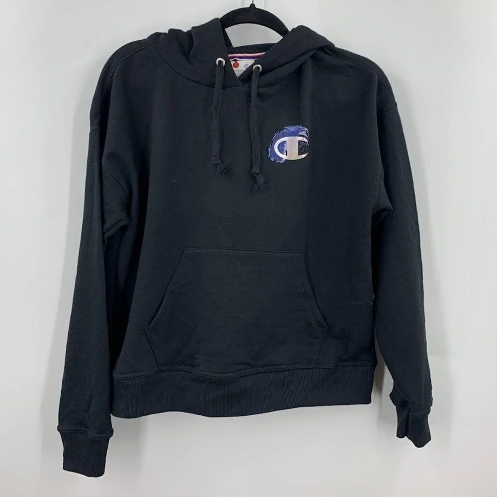 Champion Women's Fleece‎ Logo Pullover Cotton Long Sleeve Hoodie Size XS NWT